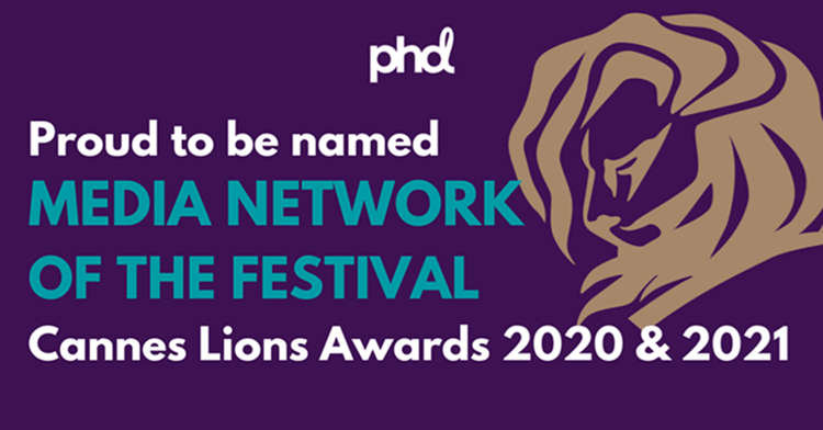 PHD è Media Network of the Festival ai Cannes Lions 2021